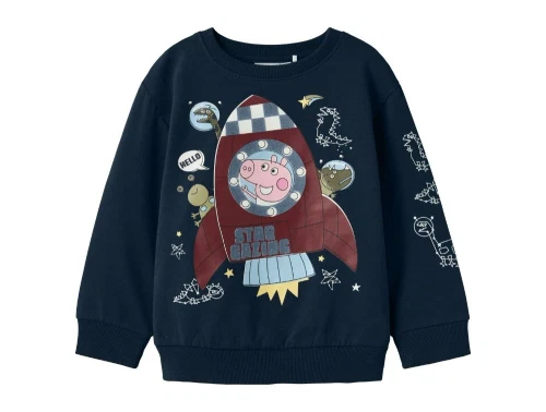 Name It navy blazer Gurli Gris sweatshirt